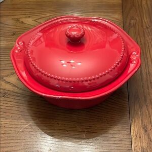 Princess House Pavillion Ceramic Casserole Dish‎ with lid
